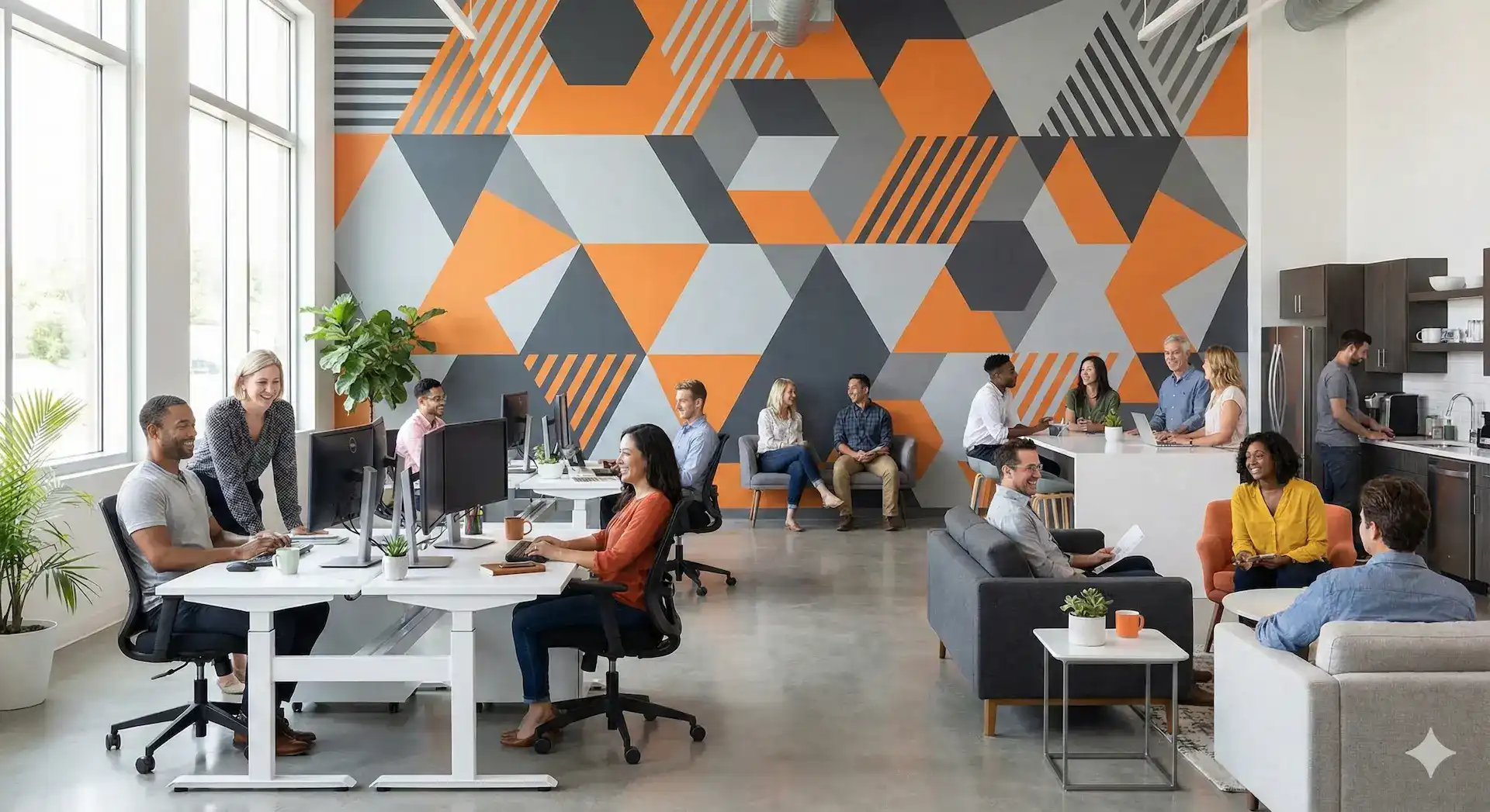 روانشناسی رنگ دفتر کار و مغازه: چطور با رنگ دیوار فروش و انرژی را بالا ببریم؟